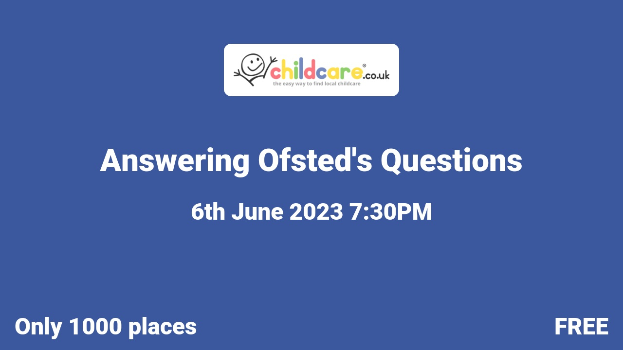 Answering Ofsted's Questions poster