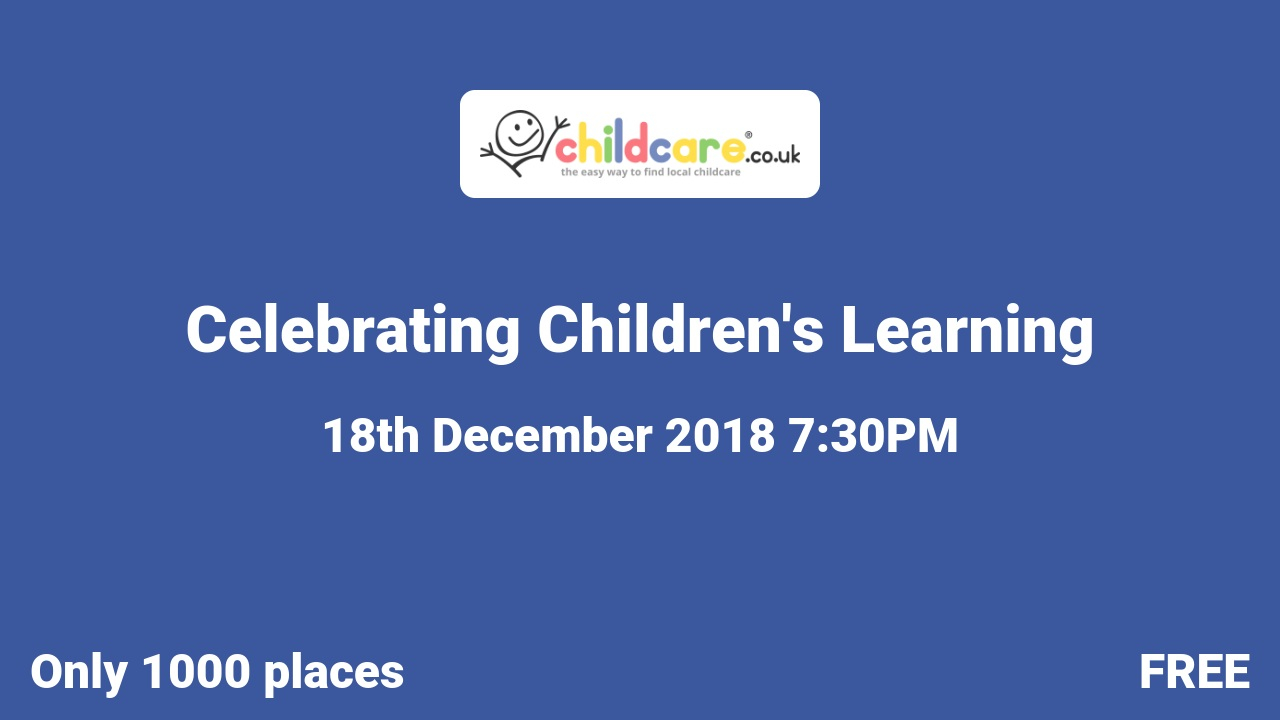 Celebrating Children's Learning poster