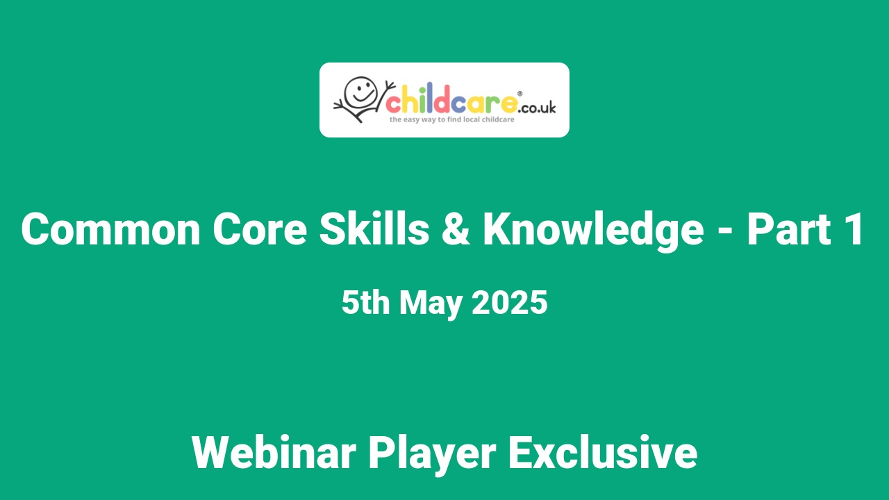Common Core Skills & Knowledge - Part 1 poster