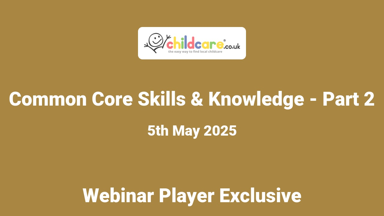 Common Core Skills & Knowledge - Part 2 poster