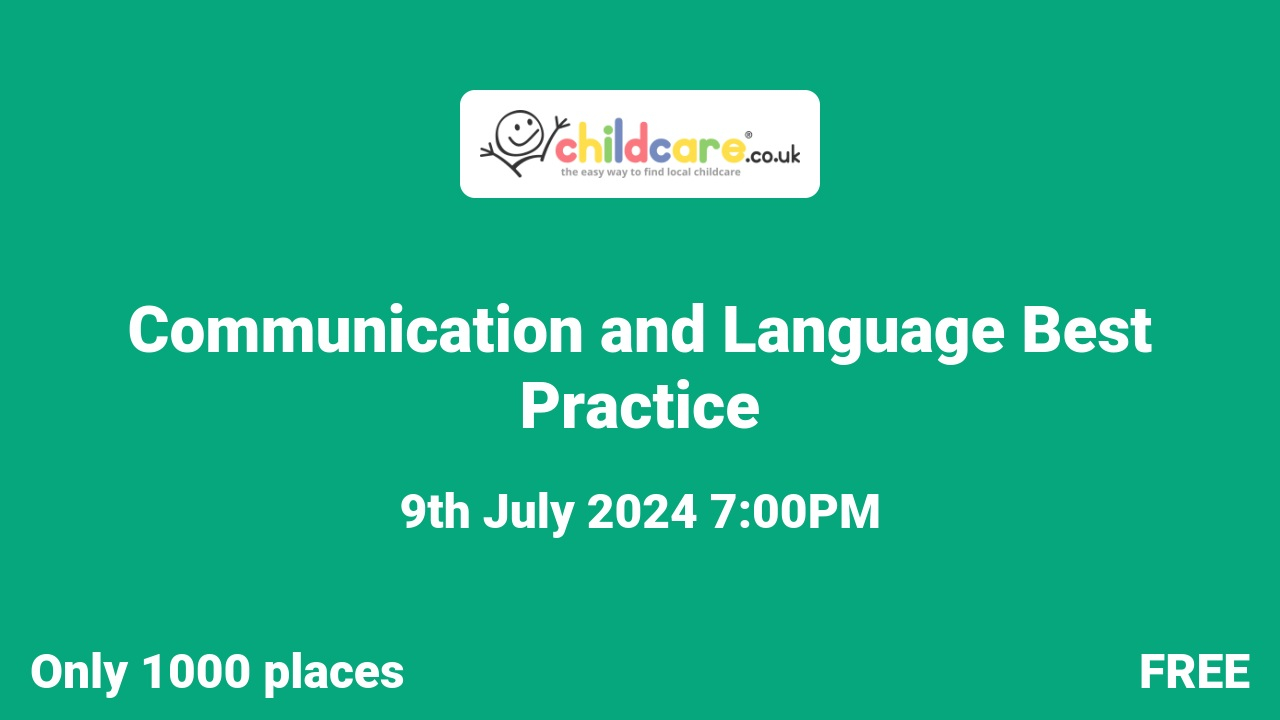 Communication and Language Best Practice  poster