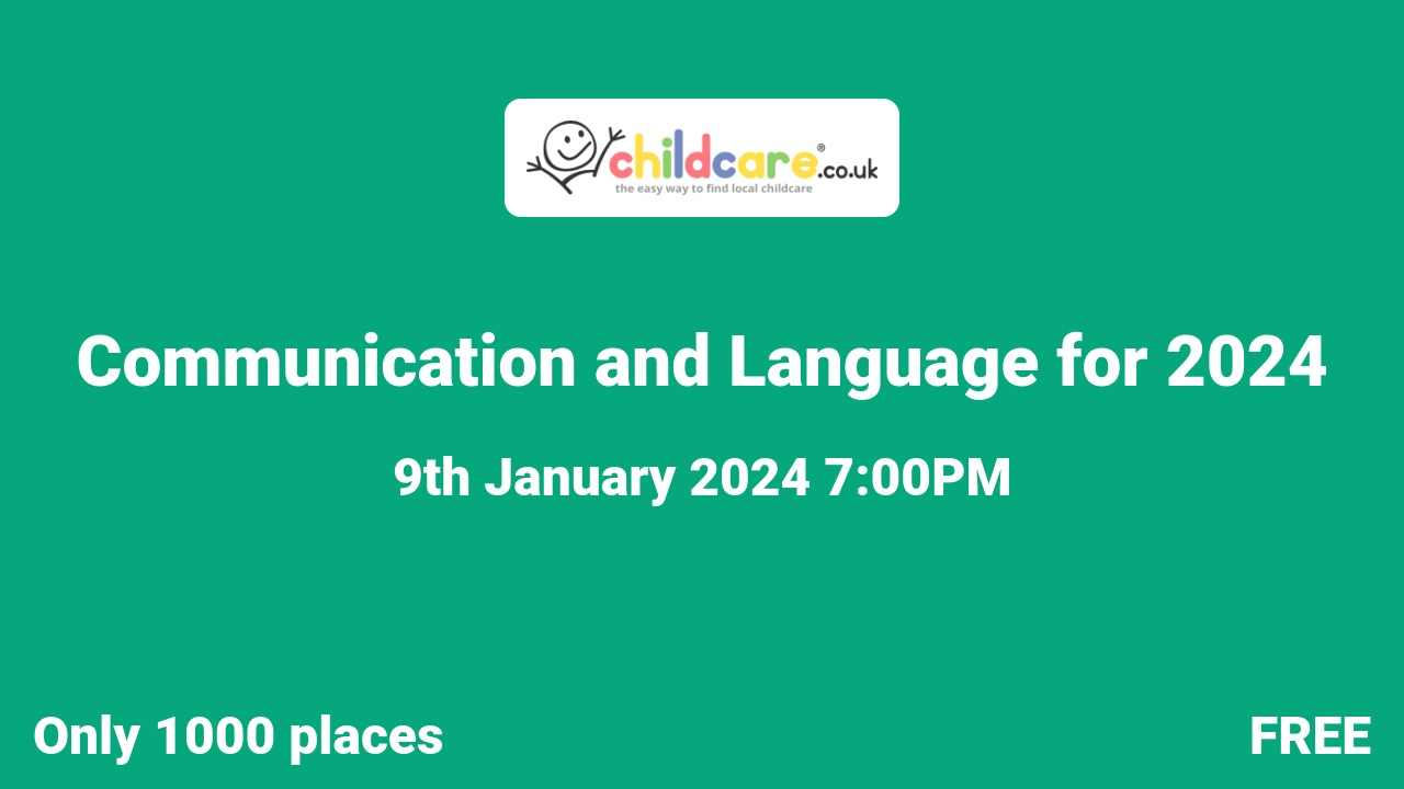Communication and Language for 2024 poster