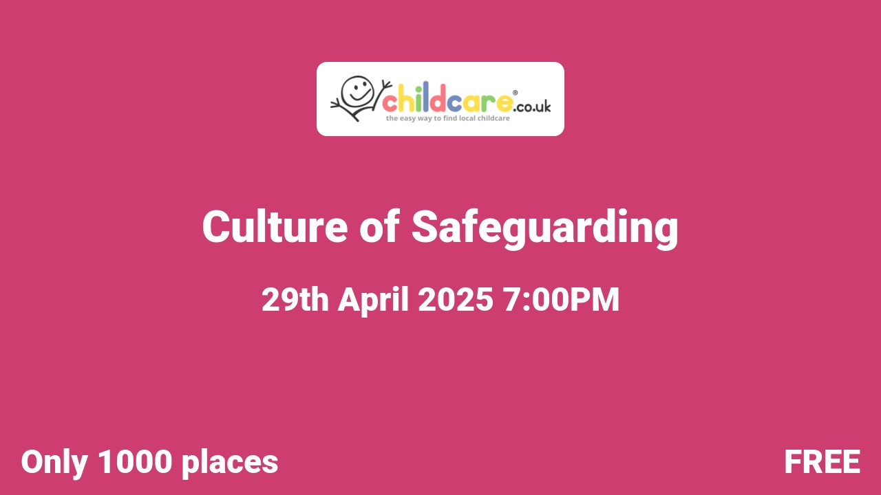 Culture of Safeguarding Poster