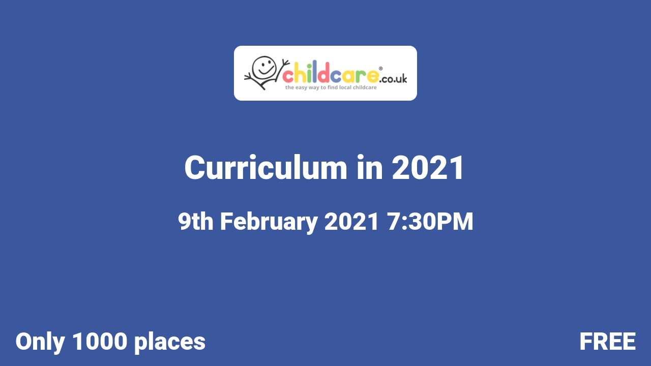 Curriculum in 2021 poster