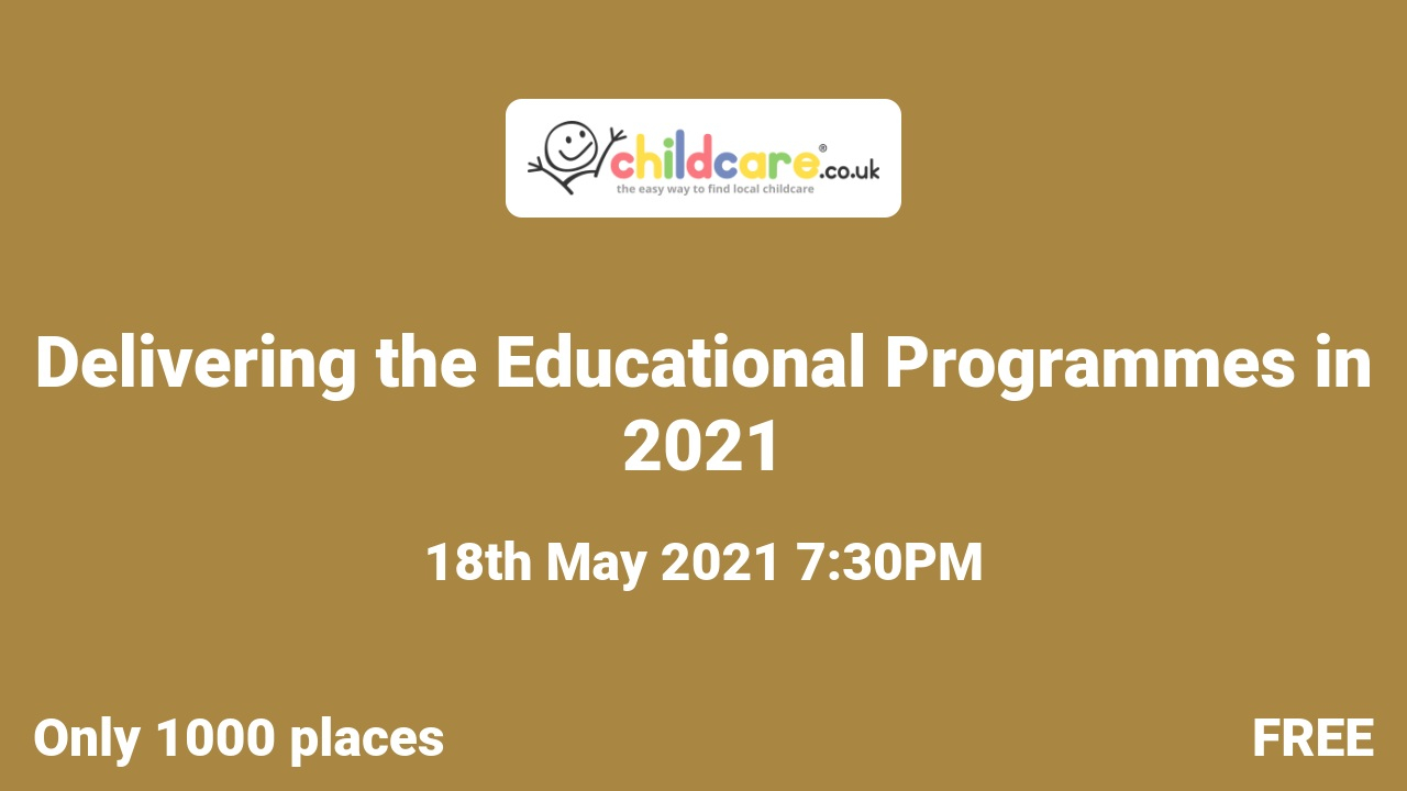 Delivering the Educational Programmes in 2021 Poster