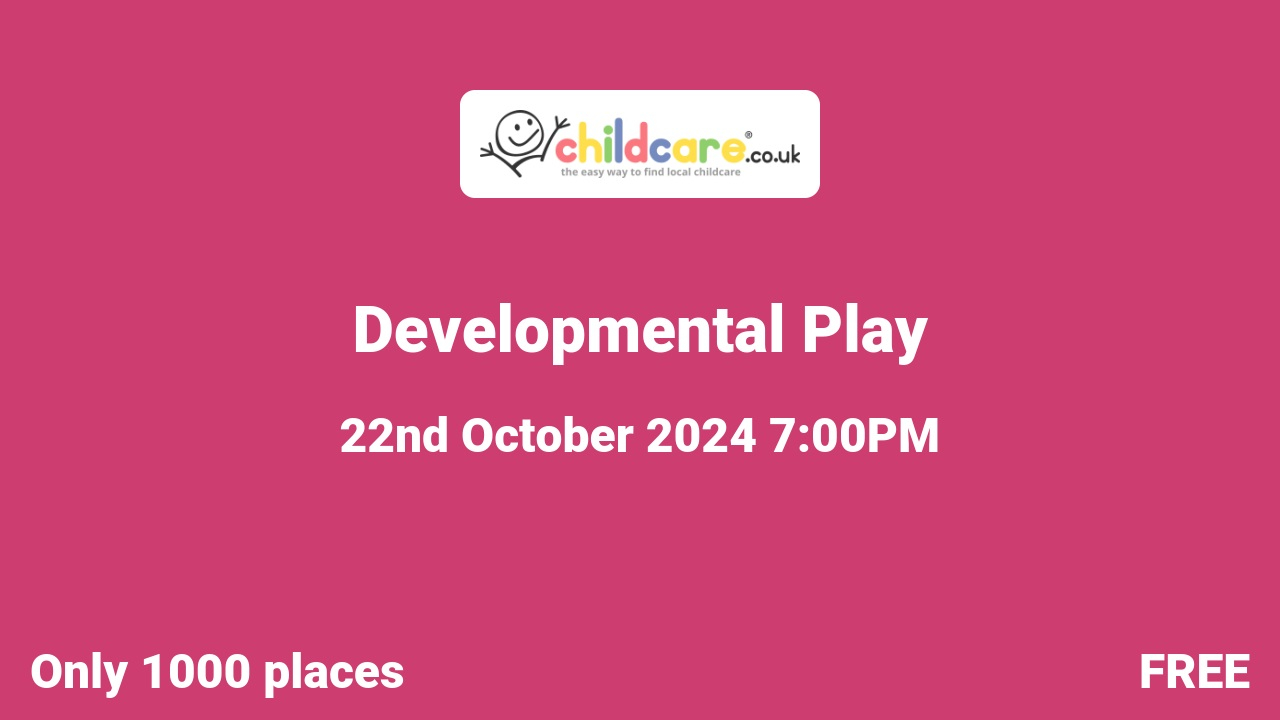 Developmental Play poster