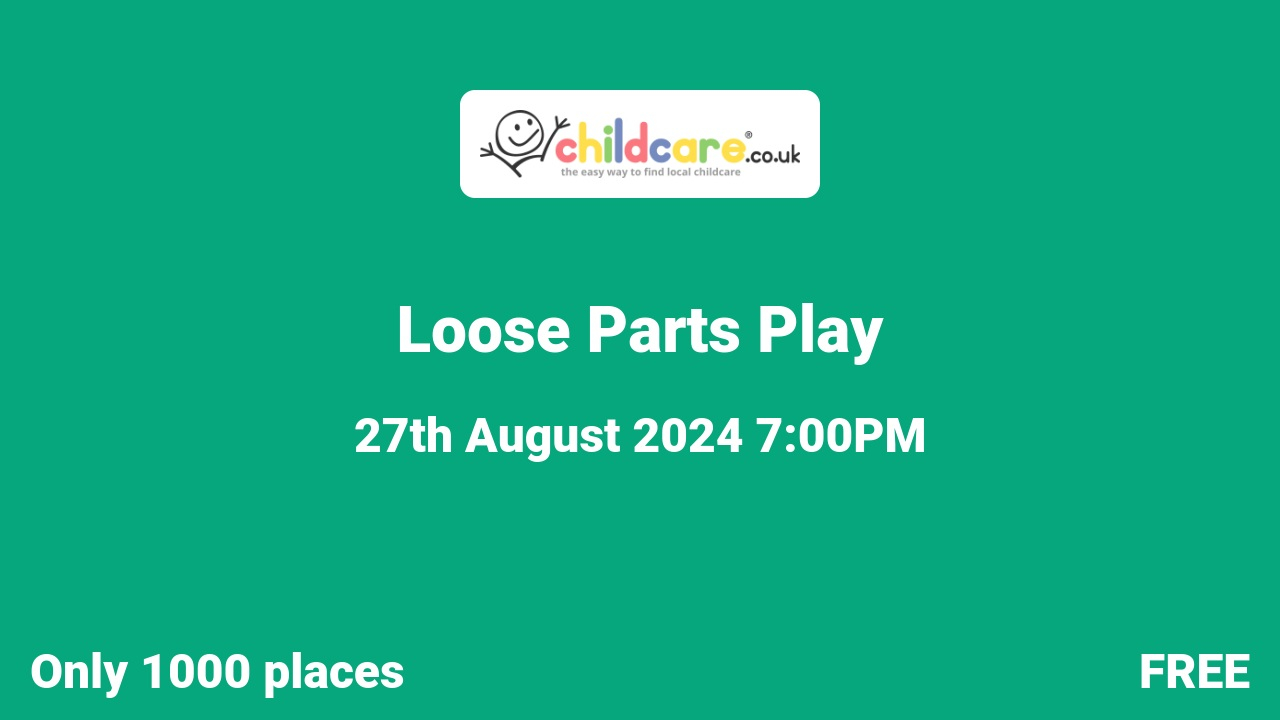 Loose Parts Play Poster