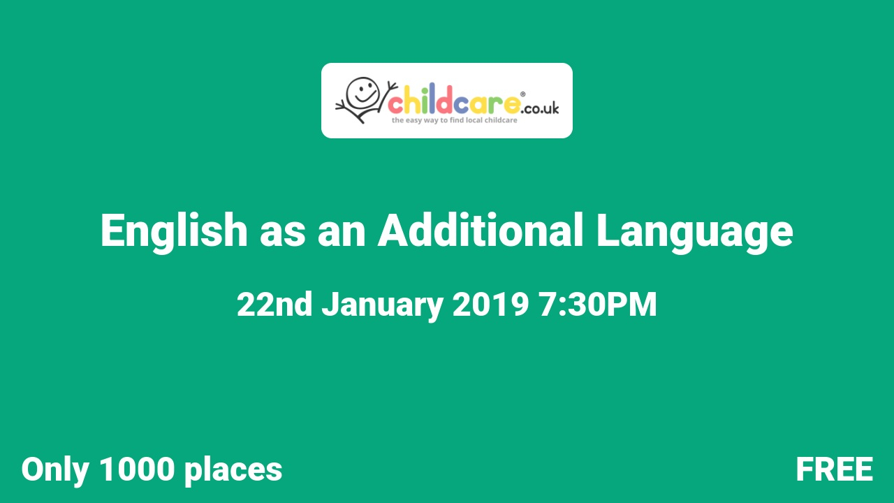 English as an Additional Language poster