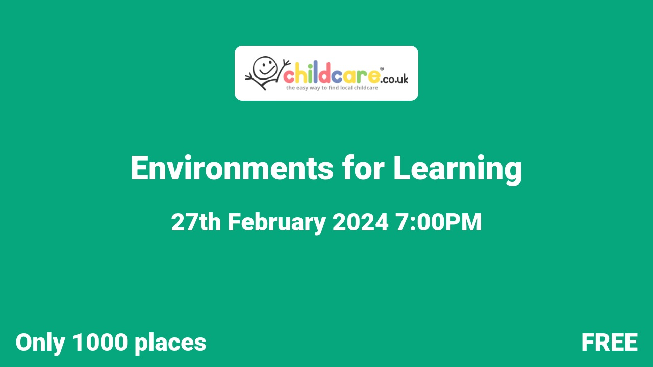 Environments for Learning Poster