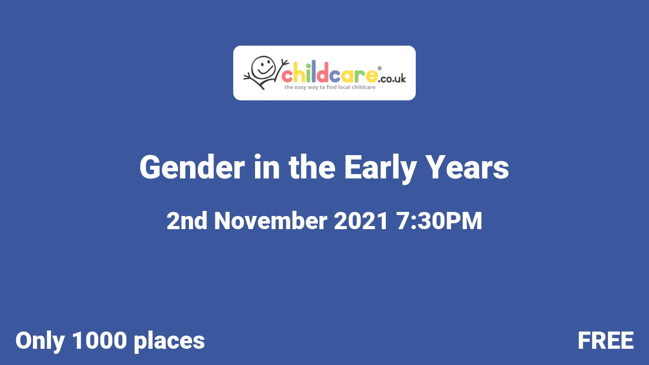 Gender in the Early Years poster