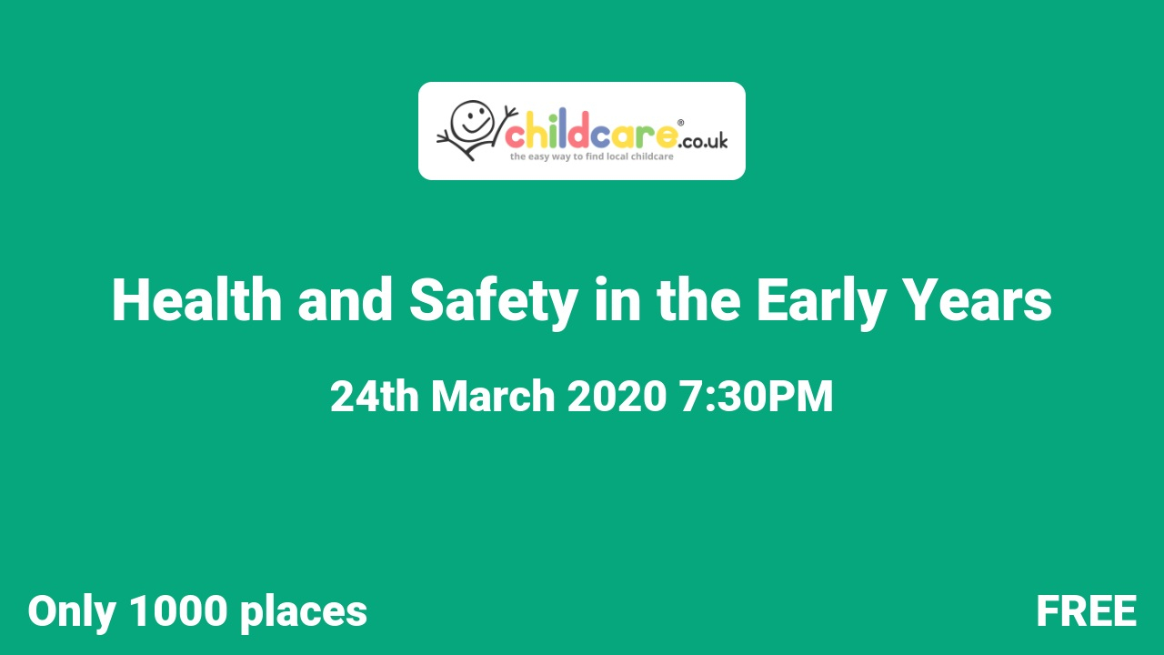 Health and Safety in the Early Years poster