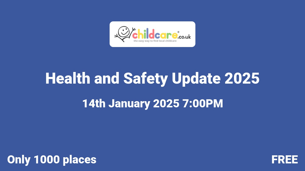 Health and Safety Update 2025 Poster
