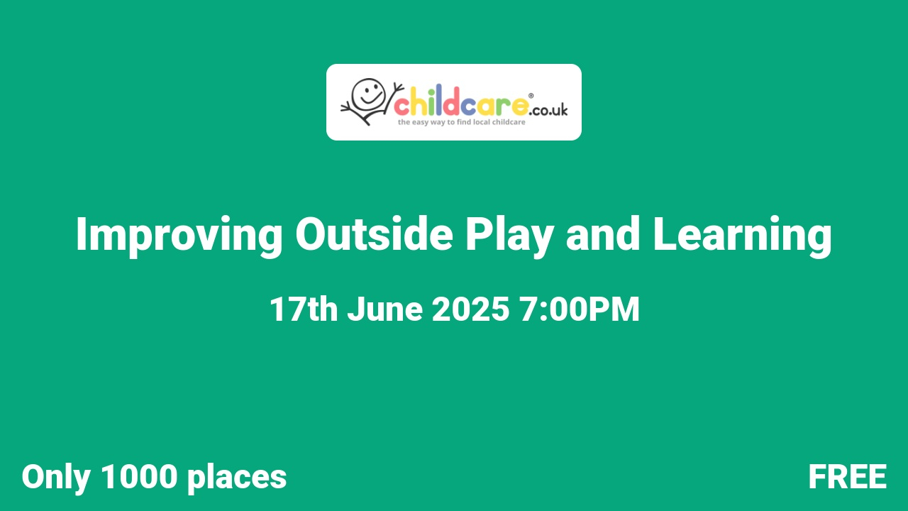 Improving Outside Play and Learning poster