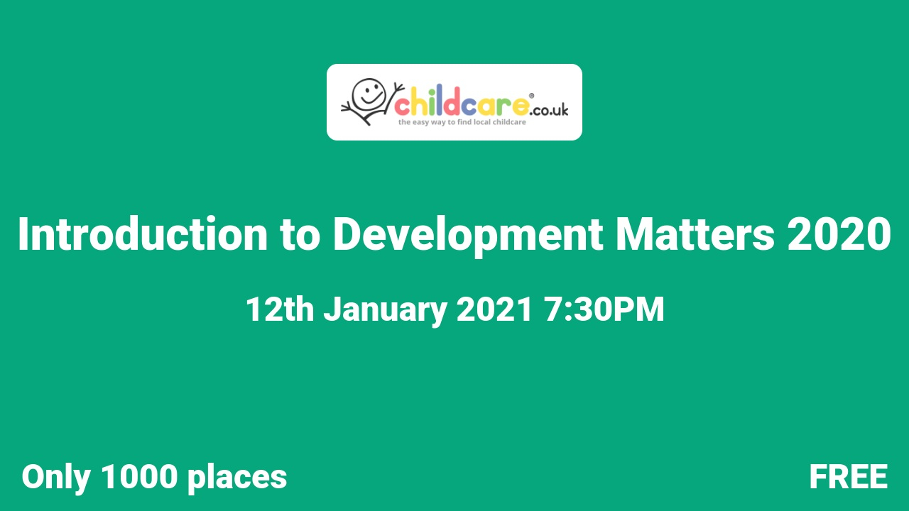 Introduction to Development Matters 2020 Poster