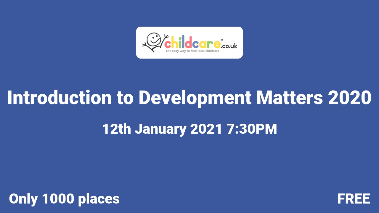 Introduction to Development Matters 2020 poster