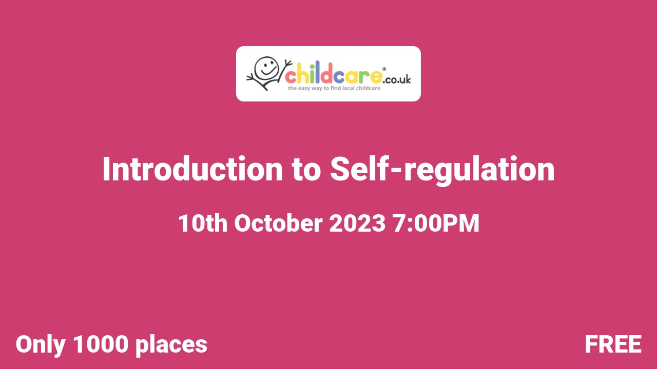 Introduction to Self-regulation poster