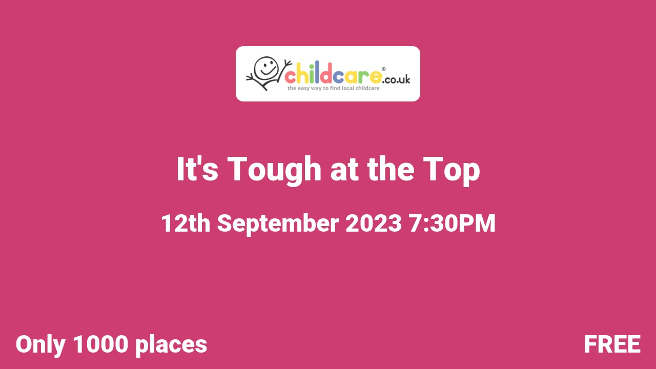 It's Tough at the Top poster
