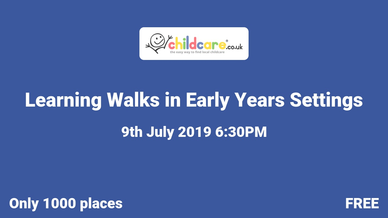Learning Walks in Early Years Settings poster