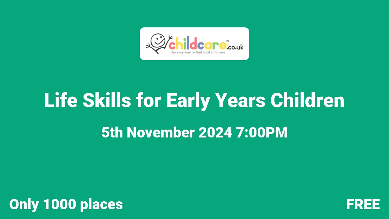 Life Skills for Early Years Children poster