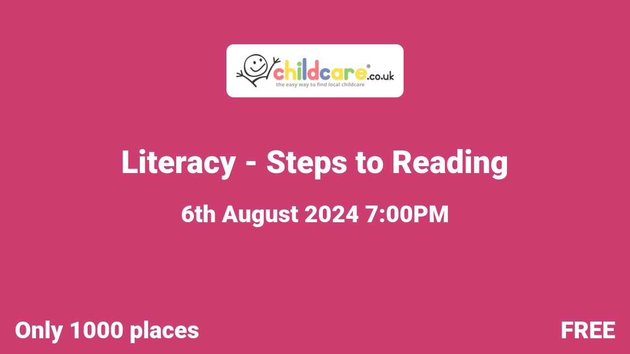 Literacy - Steps to Reading poster
