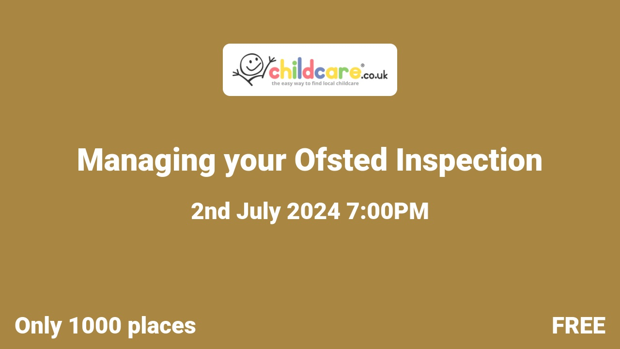 Managing your Ofsted Inspection poster