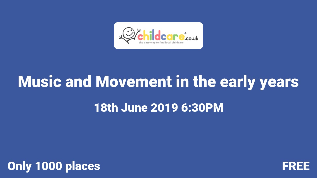 Music and Movement in the early years poster