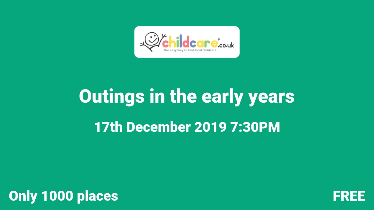 Outings in the early years poster