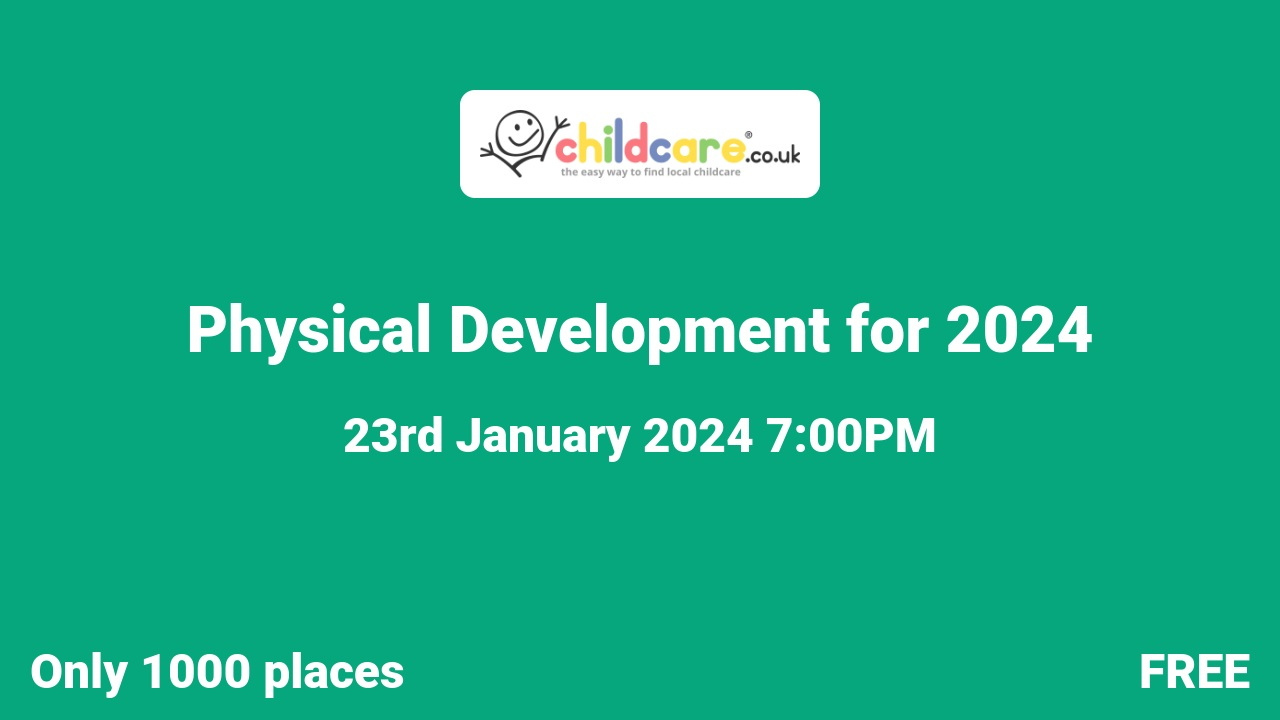 Physical Development for 2024 poster