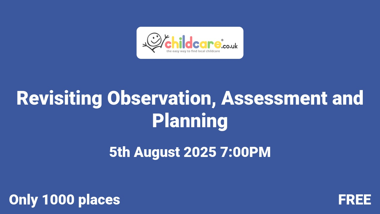 Revisiting Observation, Assessment and Planning Poster