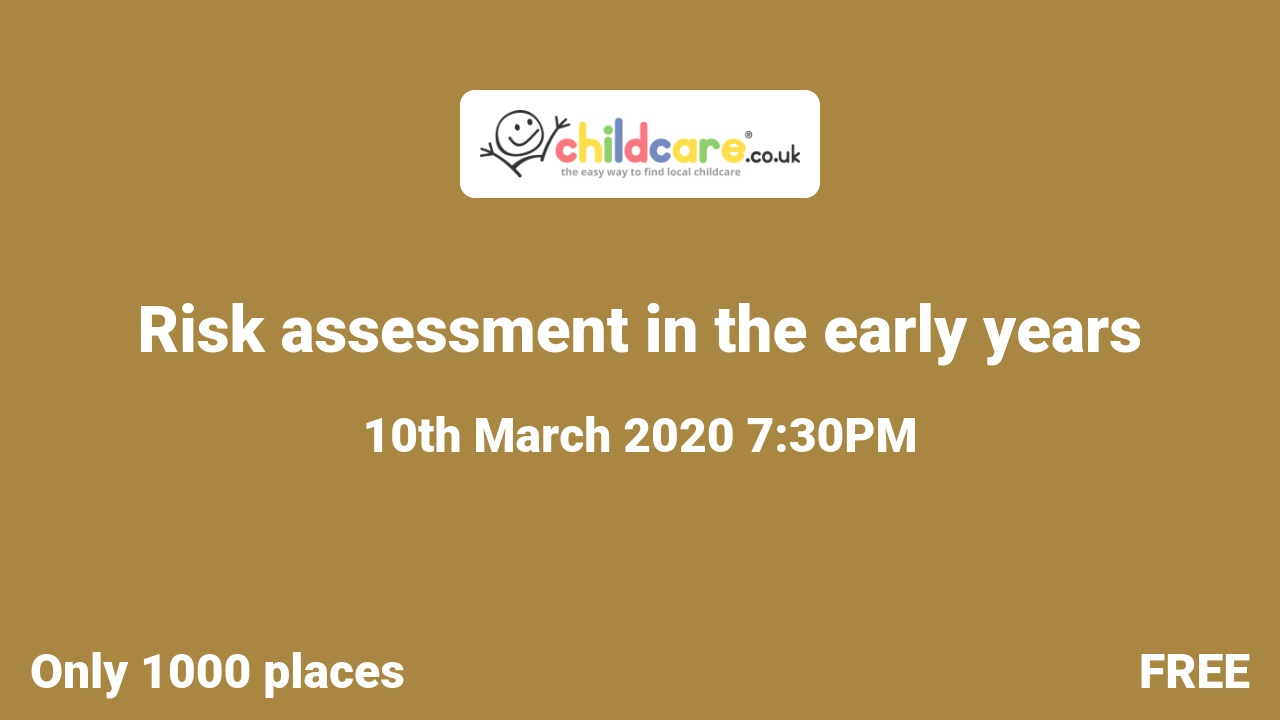 Risk assessment in the early years Poster