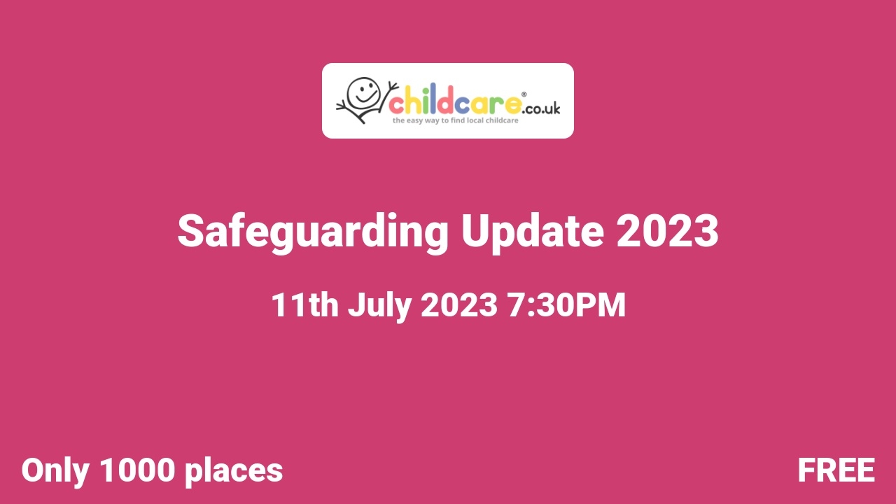 Safeguarding Update 2023 Poster