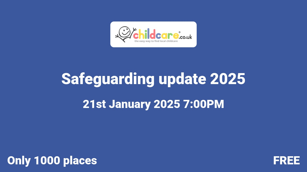 Safeguarding update 2025 poster