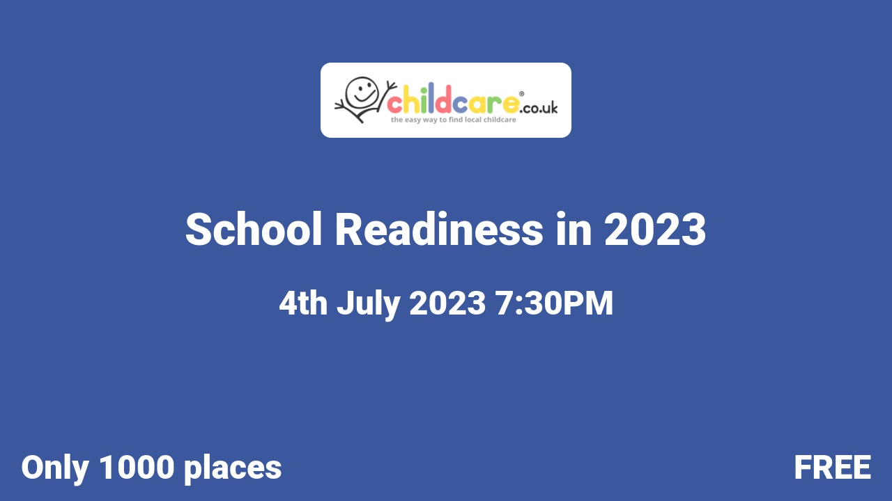 School Readiness in 2023 Poster