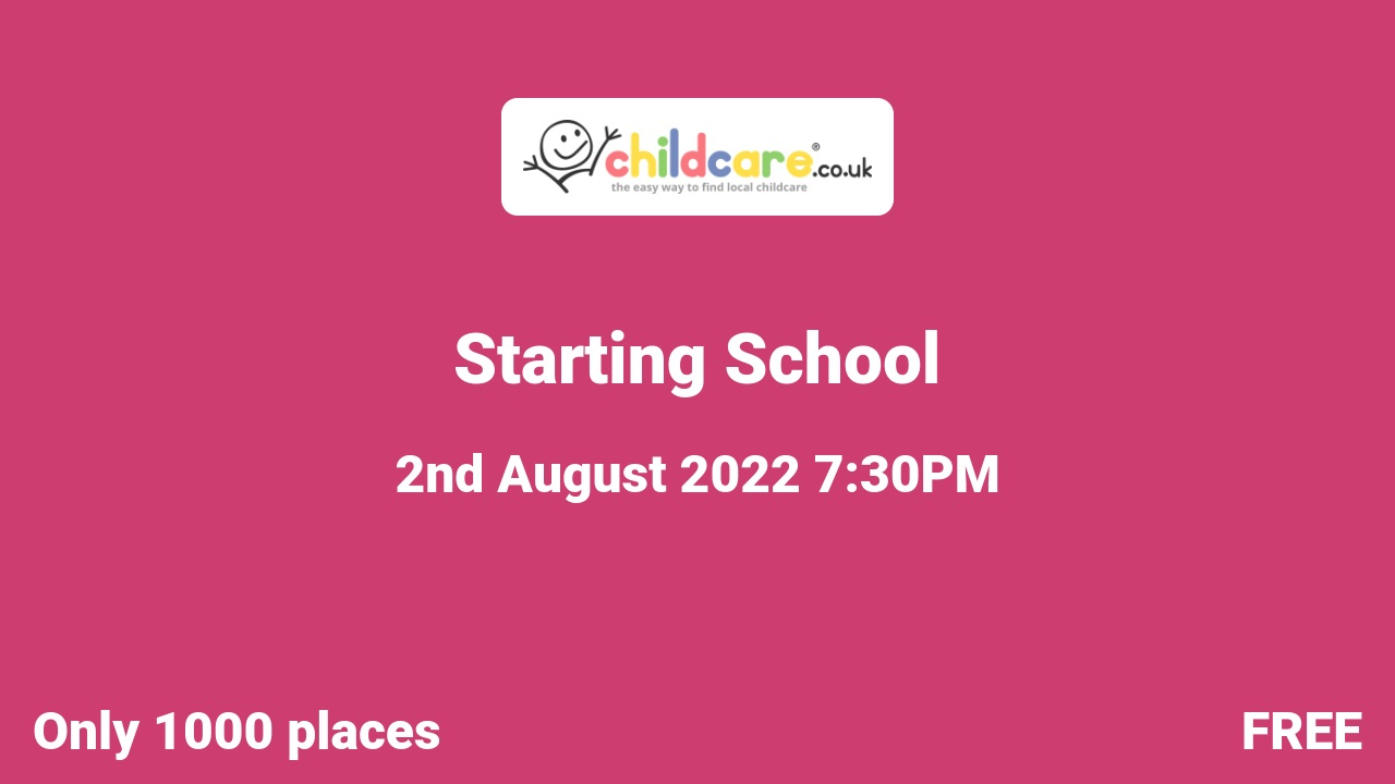 Starting School  poster