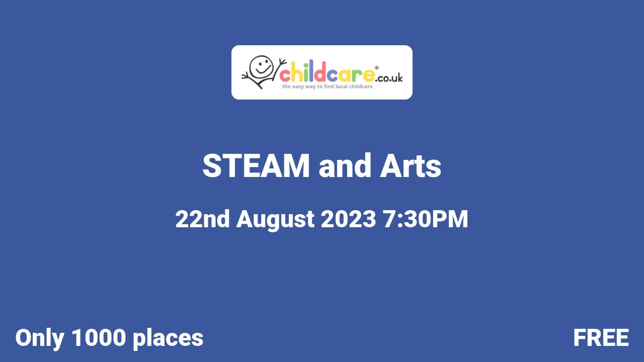STEAM and Arts poster