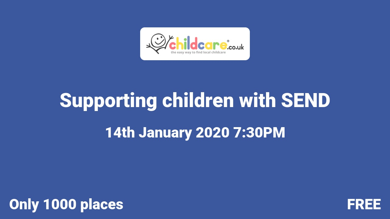 Supporting children with SEND Poster