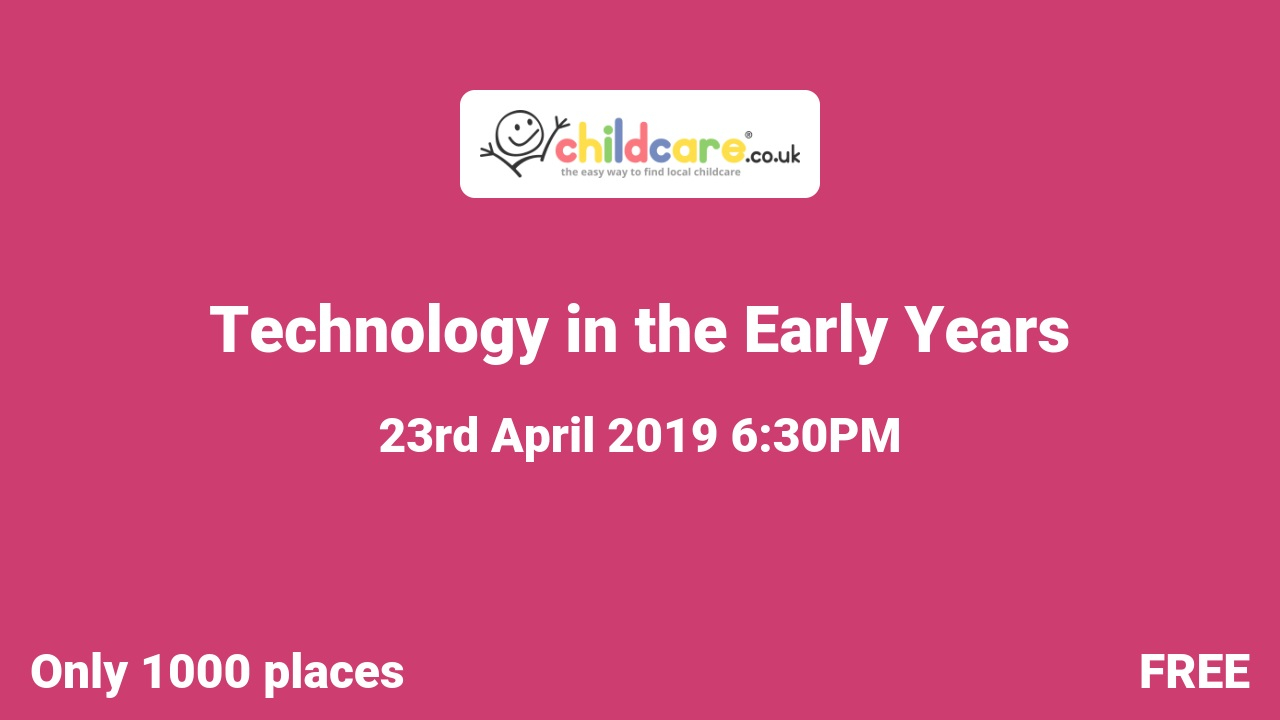 Technology in the Early Years poster