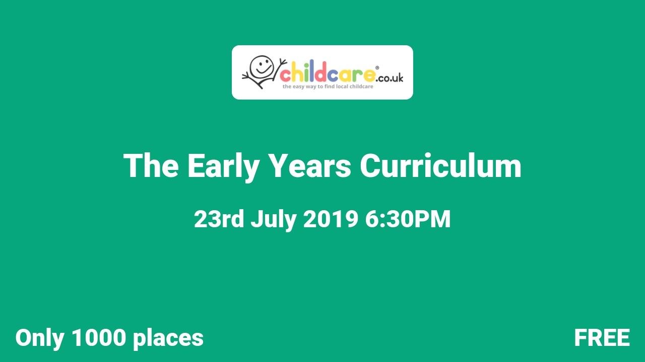 The Early Years Curriculum poster