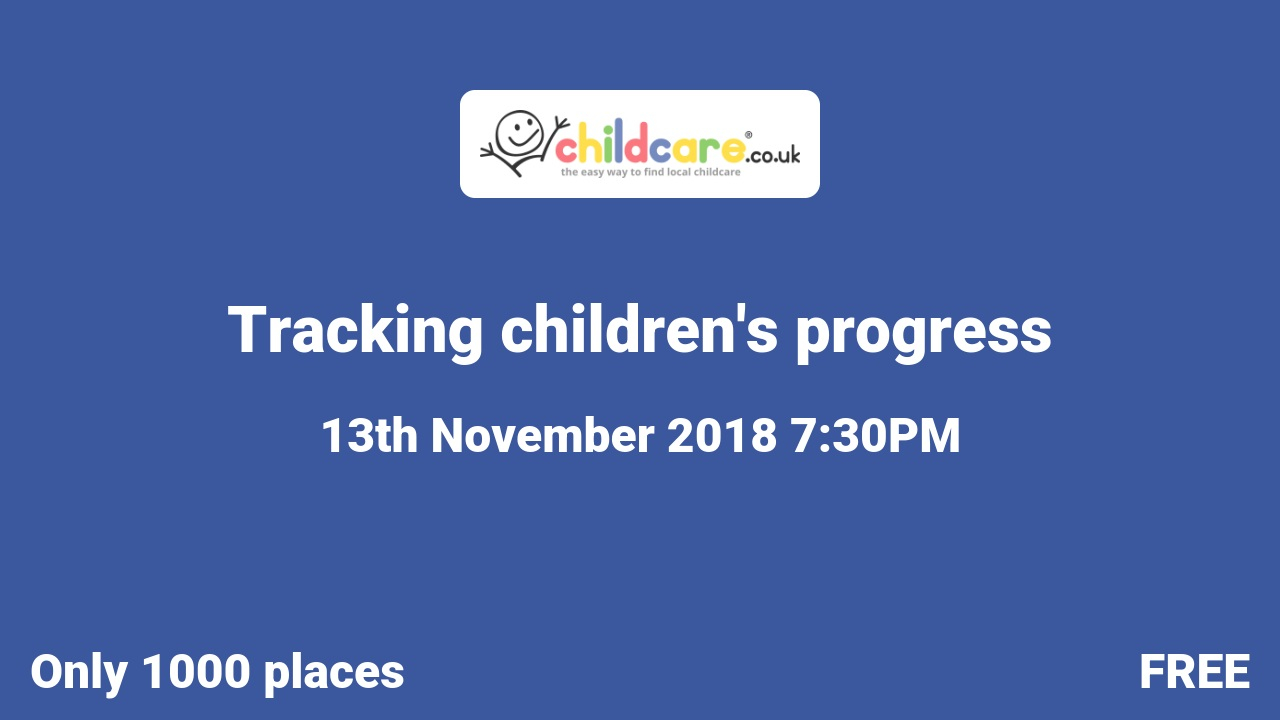 Tracking children's progress poster