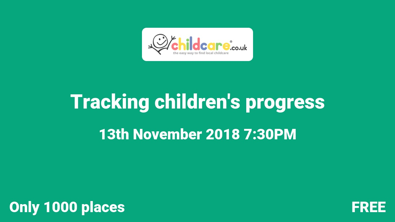 Tracking children's progress poster